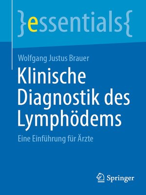cover image of Klinische Diagnostik des Lymphödems